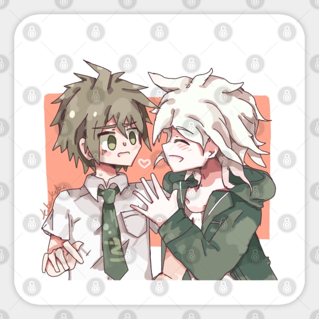 Hajime Nagito Art by Kībo-Kībo Sticker by Kibo-Kibo